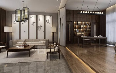 獨(dú)棟別墅，淡雅中式工業(yè)風(fēng)