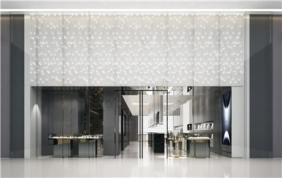 高貴、典雅珠寶首飾店裝修室內(nèi)空間