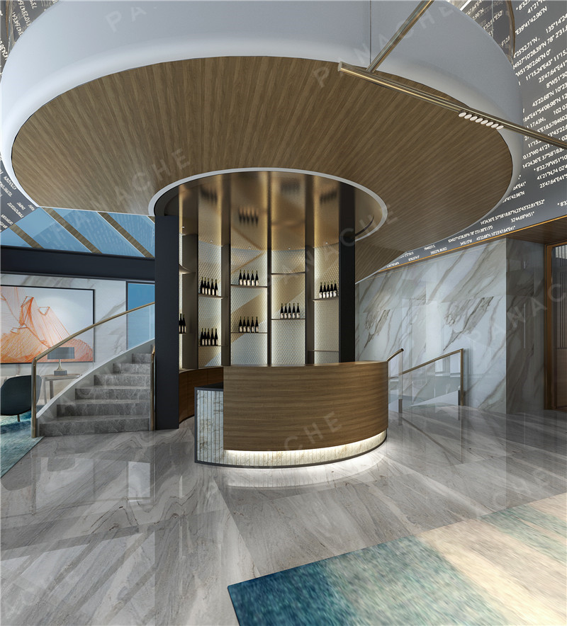 現代科技感的售樓部設計效果圖 (6)