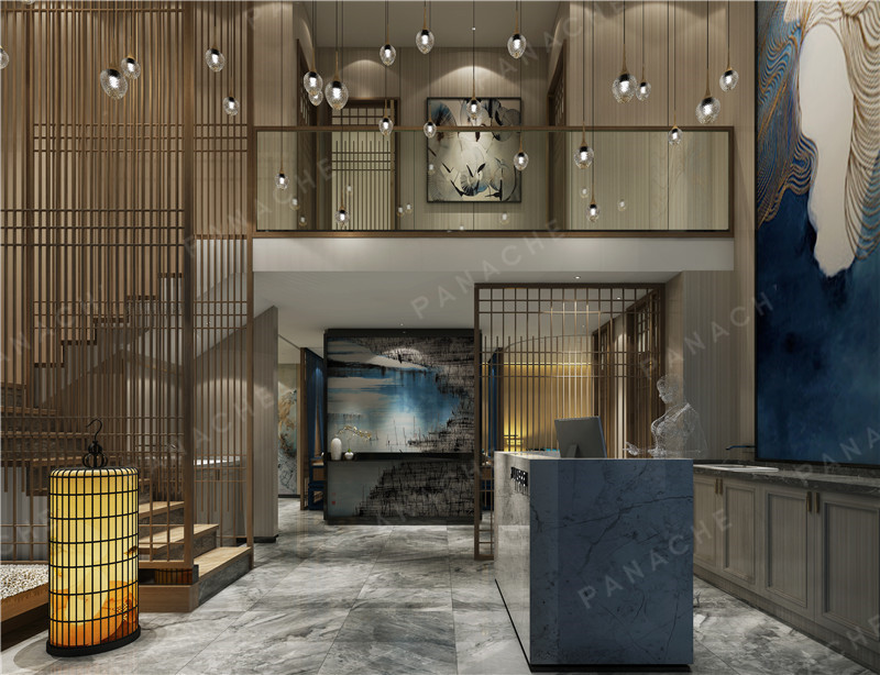 容桂美甲店新中式設(shè)計(jì)案例 (2)