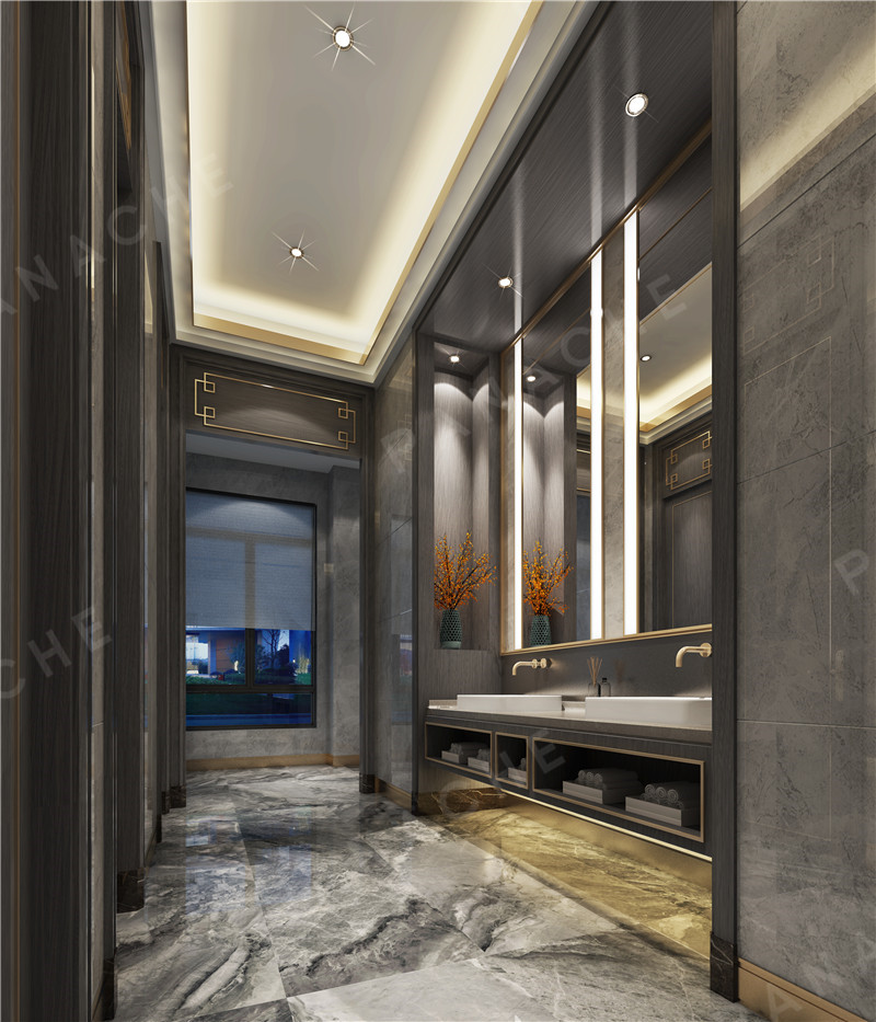 精品酒店基調(diào)灰色裝修效果圖 (5)