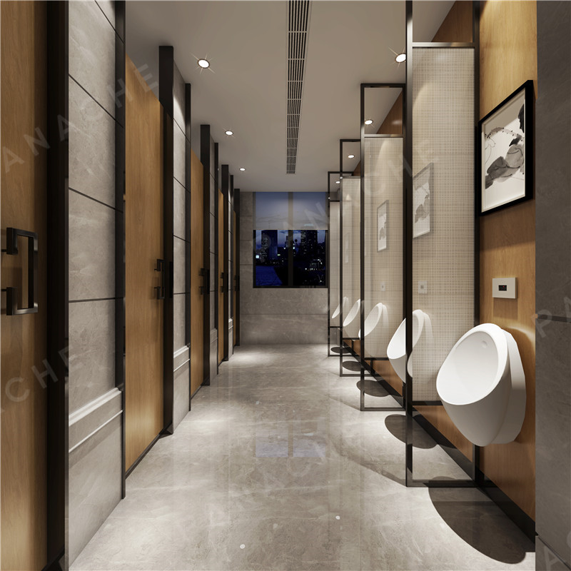 啞光鉑金古橡木紋·酒店墻面裝飾效果圖 (1)