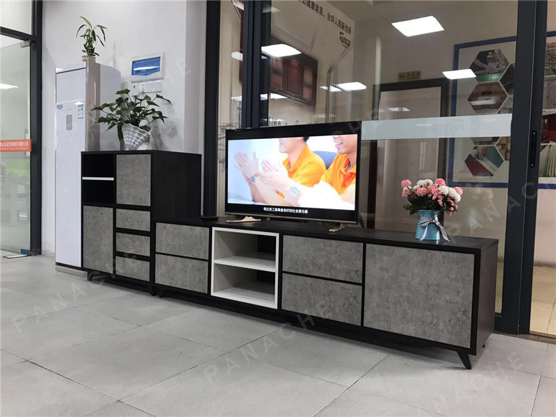 水泥灰柜面裝飾板效果案例 (1)