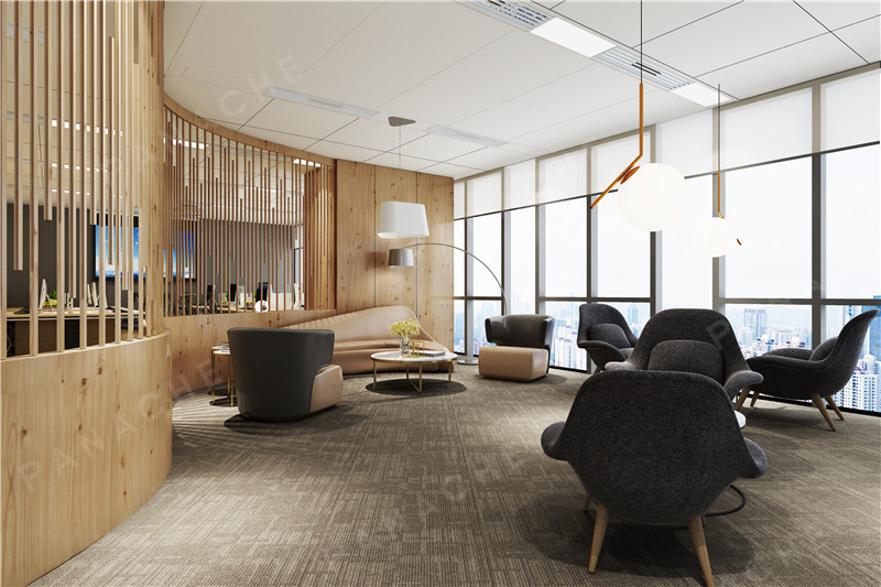原木色辦公室裝修方案 (3)