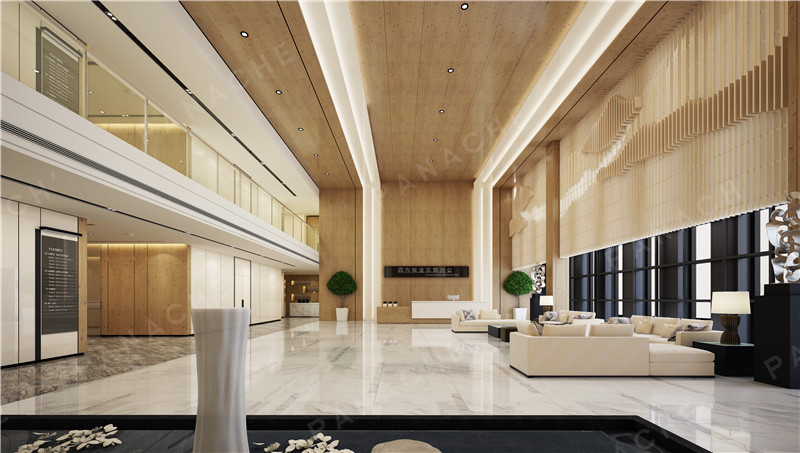 原木色辦公室裝修方案 (4)