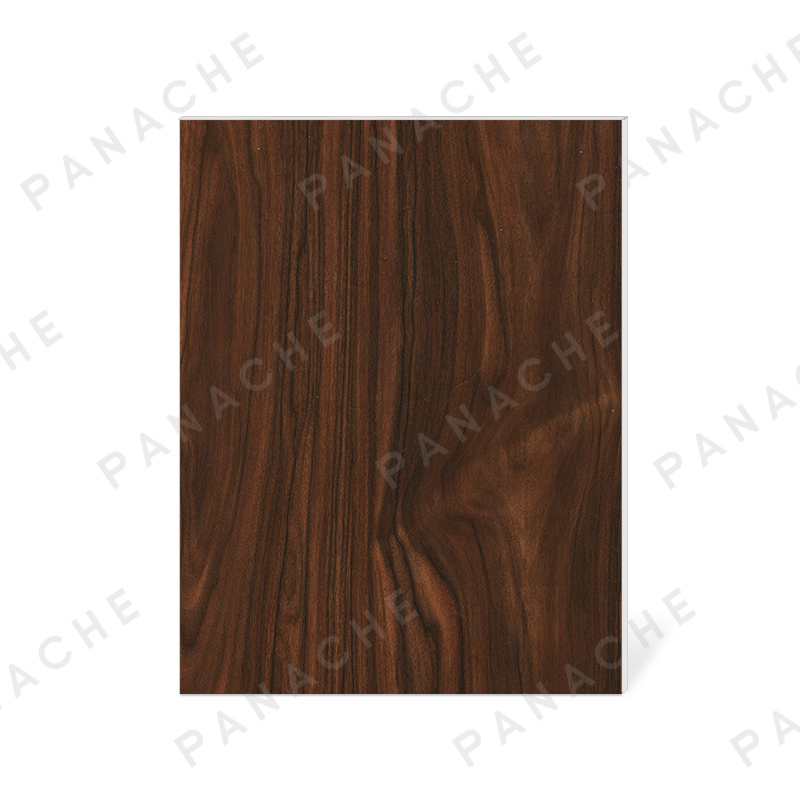 啞光棕黃柚木紋