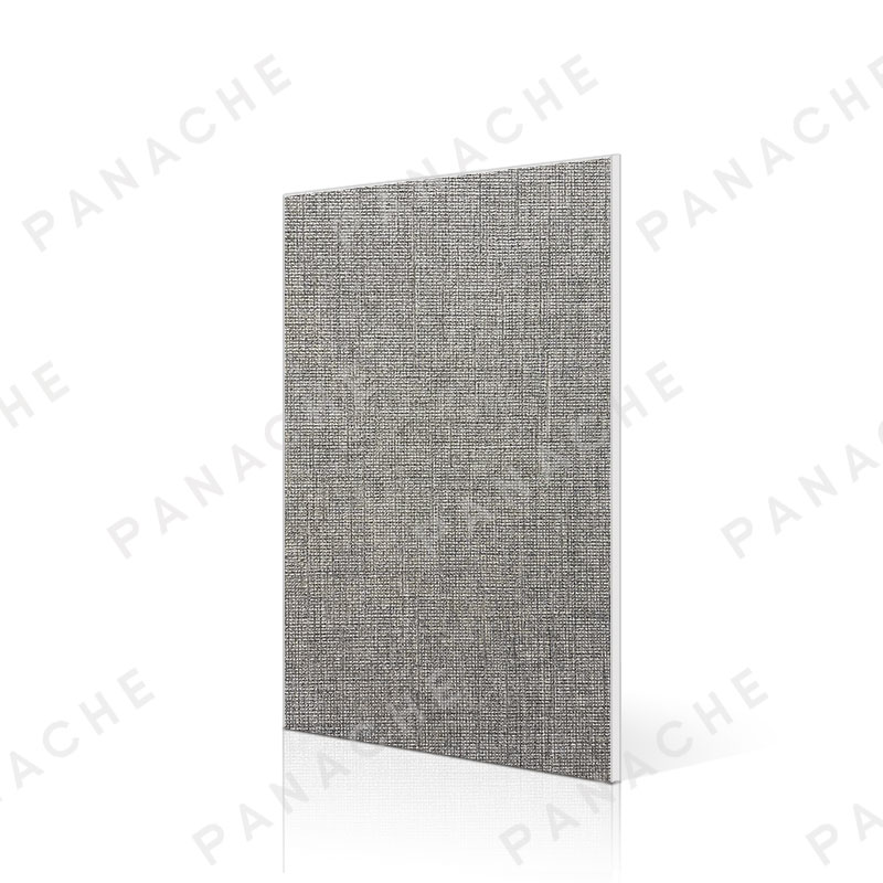 PCT0037-V 高級灰布紋金屬木飾面