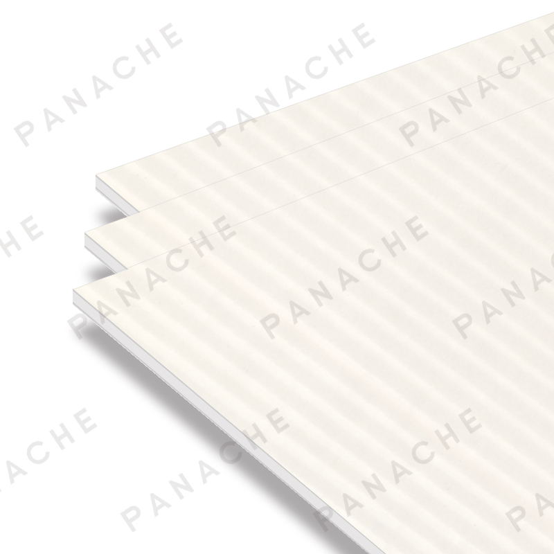 PAA-235B01-L 靈動白色直線金屬木飾面