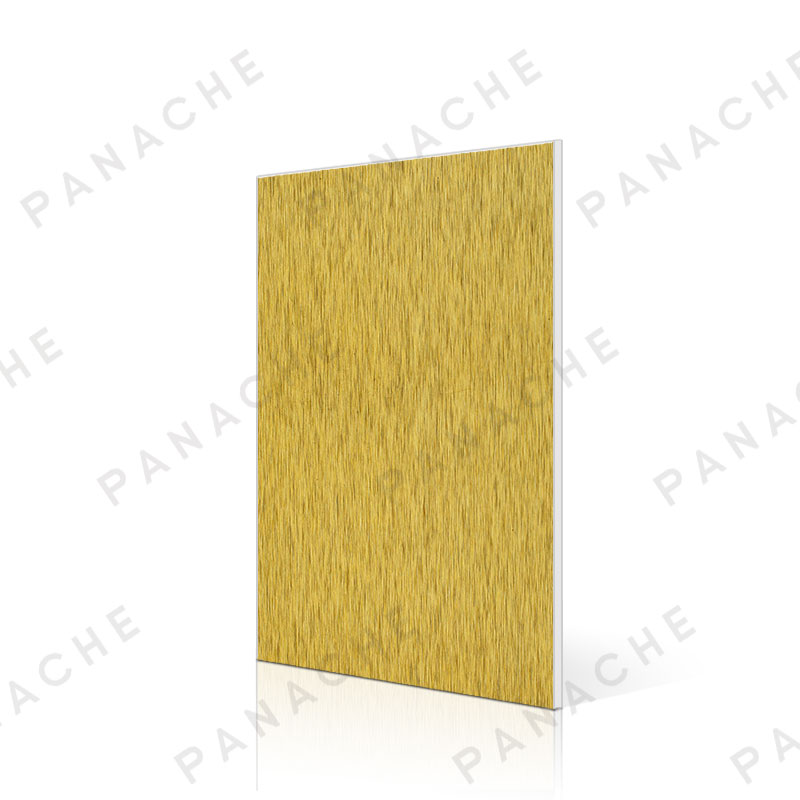 PBJ0321-F 金拉絲金屬木飾面