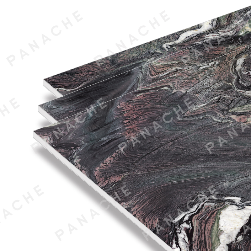 PMB0288-E 紫山水石紋金屬木飾面板（A）