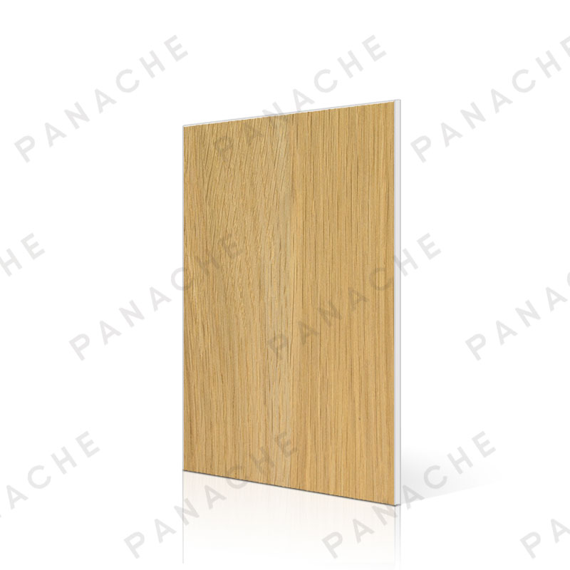 PWYM0044-T 壓紋淺色柞木 金屬木飾面