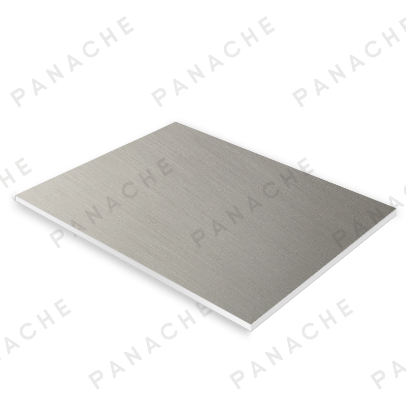 PBJ0325-F 銀直拉絲金屬木飾面