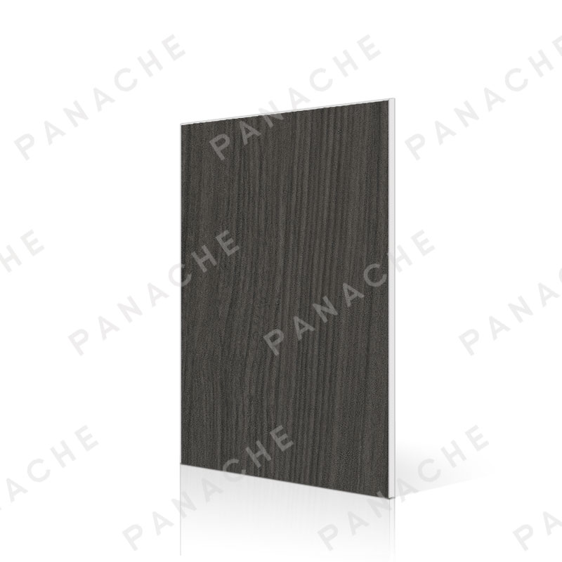 PWY0027-V 壓紋深灰柳木紋金屬木飾面