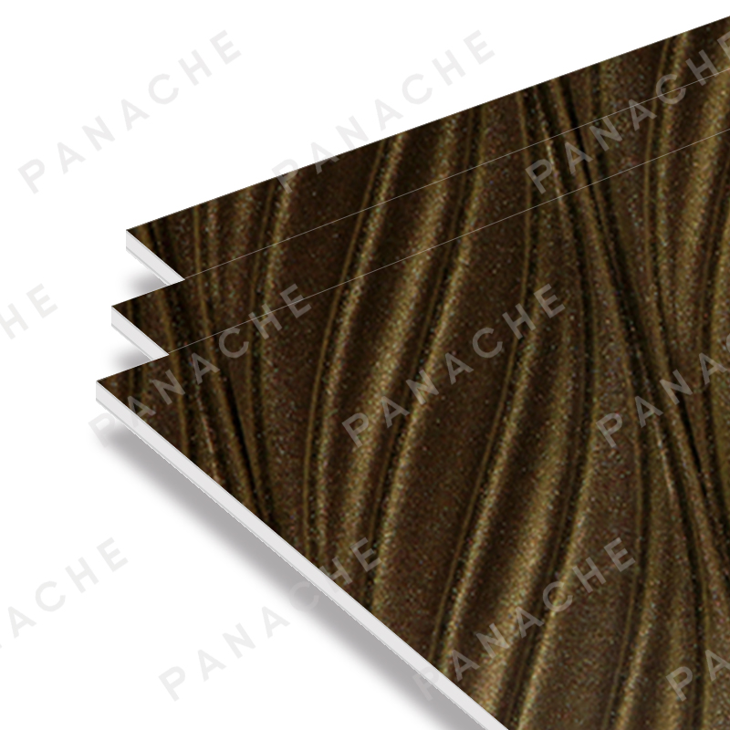 靈動(dòng)淺金水波紋