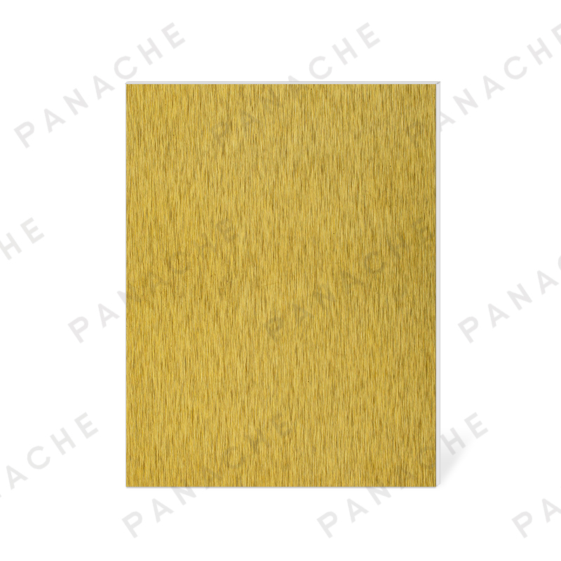 PBJ0321-F 金拉絲金屬木飾面