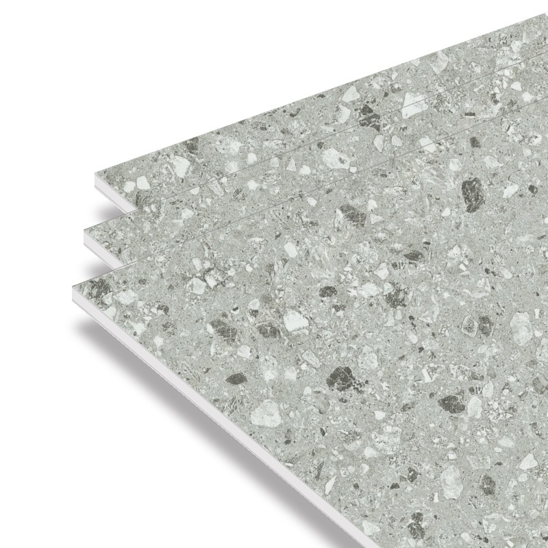 霧啞白色水磨石