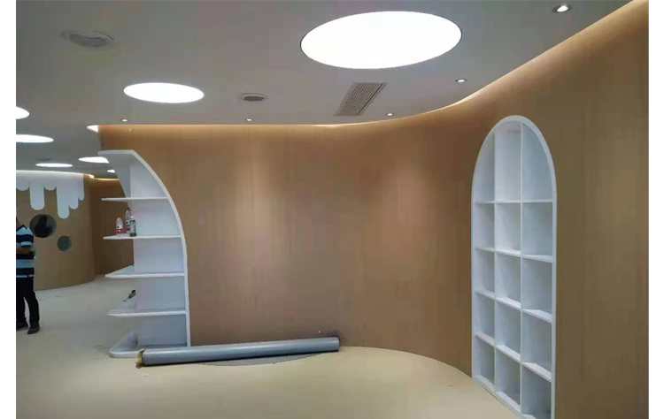 廈門前埔韋氏少兒英語壓紋豎木工地現(xiàn)場